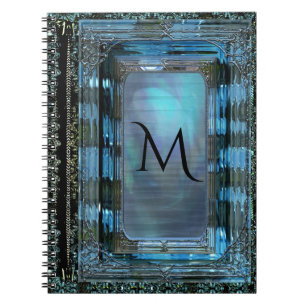 Dawn Elegant Monogram Spiral Notebook