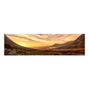 Dawn . Glencoe, Lochaber Scotland Photo Print