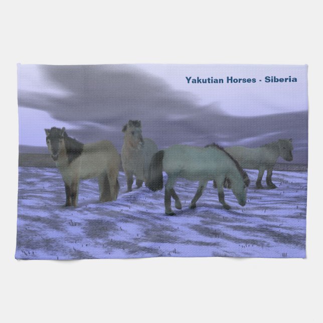 Dawn Horse Tea Towel (Horizontal)