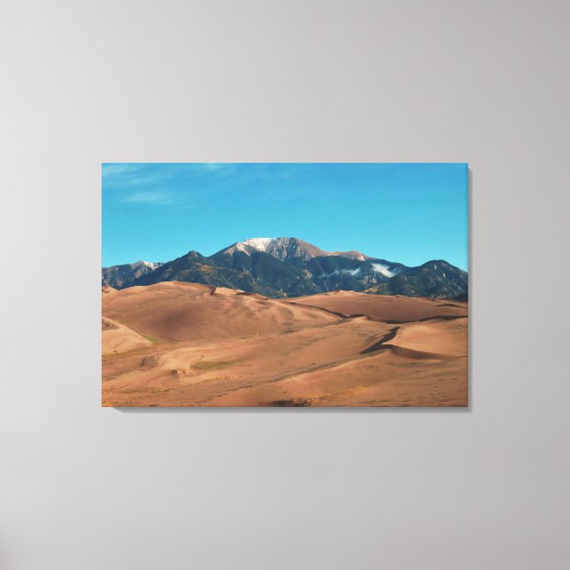 Dawn in the Dunes Canvas Print (Front)