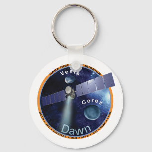 Dawn Mission Patch Key Ring