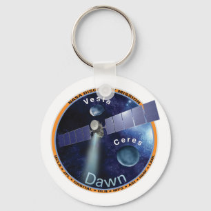 Dawn Mission Patch Key Ring