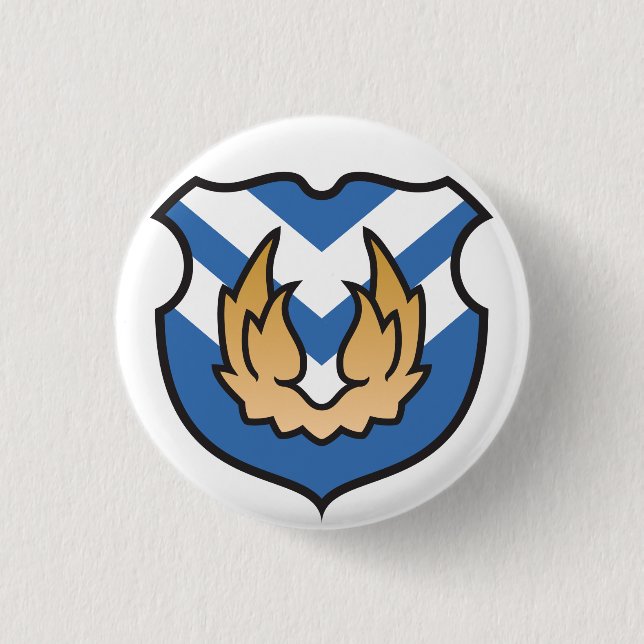 Dawn of Archadia FC Logo 3 Cm Round Badge (Front)