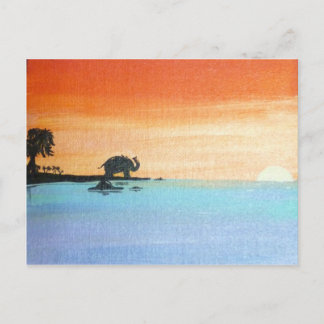 Dawn Of Peace_ElephantOfferingPrayers_AnjaliSanghi Postcard