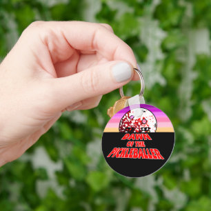 Dawn of the Pickleballer Halloween Horror Zombie Key Ring