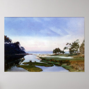 Dawn on the estuary/Sunrise on the estuary Poster