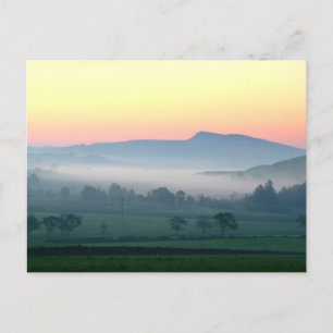 Dawn over Hadrians Wall Postcard