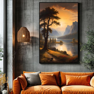 Dawn Over the Eternal Mountains Poster