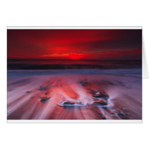 Dawn Over The Stormy Sea