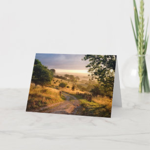 Dawn Sunshine English Countryside Card