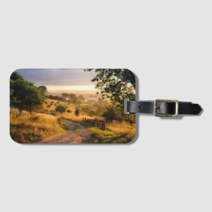 Dawn Sunshine English Countryside Luggage Tag