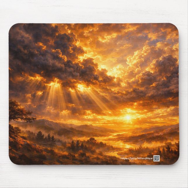 Dawnfire Overlook Mouse Pad (Front)