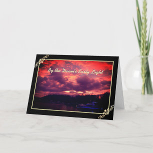 Dawn's Early Light Birthday Greeting Card