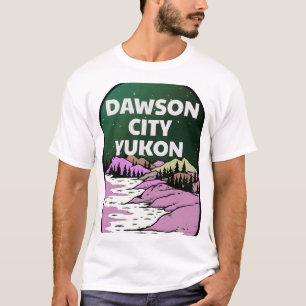 Dawson City Yukon Territory Canada Northern Lights T-Shirt