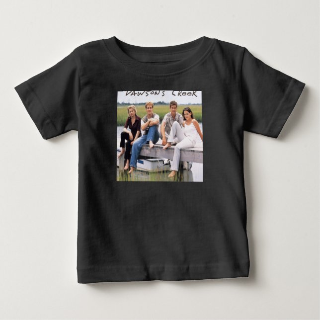 Dawsons Creek cast Dawson Leery Joey Potter Pacey Baby T-Shirt (Front)