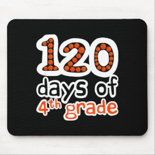Day 4th School 120 120th Basketball Days Grade Spo Mouse Pad