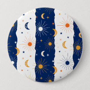 Day and Night 10 Cm Round Badge