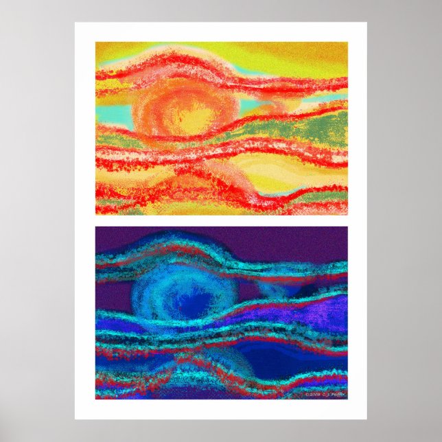 'Day and Night 2.1' Poster (Front)