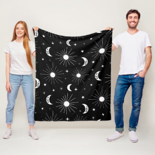 Day and Night 3 Fleece Blanket