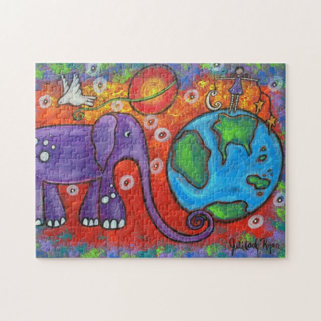Day and Night On Planet Earth Puzzle (Horizontal)