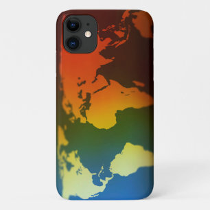 Day and night world globe Case-Mate iPhone case