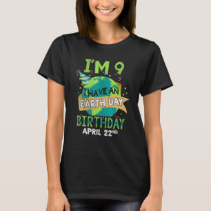 Day April 22 Birth Born Save Planet Save Earth Cli T-Shirt