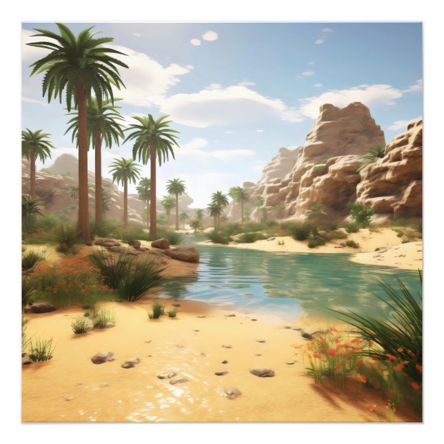 Day at Oasis Photo Print (Front)