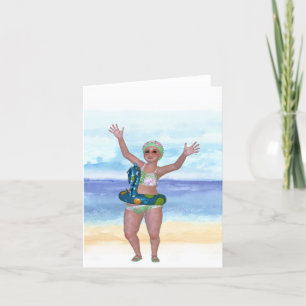 Day at the Beach All Occasion Note Card