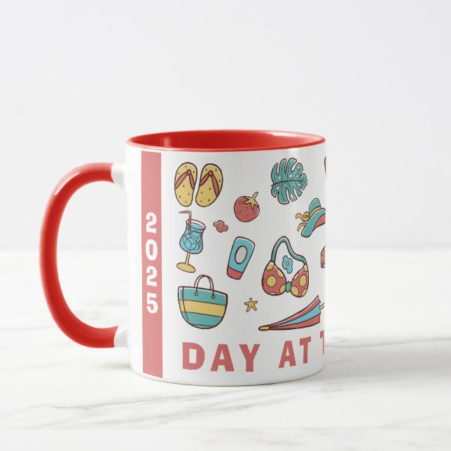 Day At The Beach Summer 2025 - Enjoy Every Sunset Mug (Left)