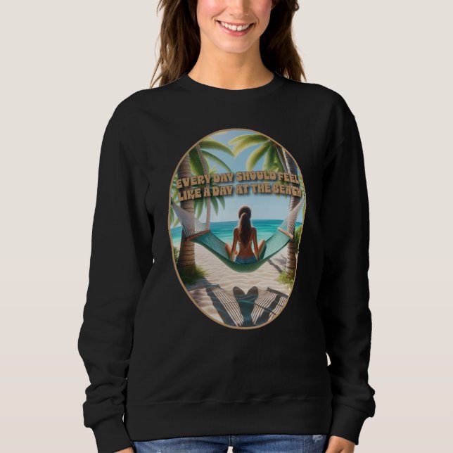 Day at the beach sweatshirt (Front)