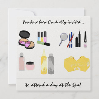 Day at the Spa Invitations
