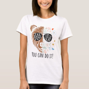 Day Bear Believe You Can Do It Cute Teacher Testin T-Shirt