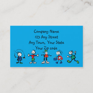 day care,child care, teacher or babysitting business card