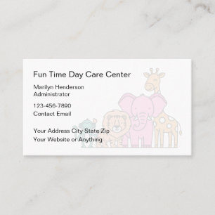 Day Care Nursery School Business Cards