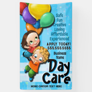 Day Care.Preschool.Camp.Custom Promotional Banner