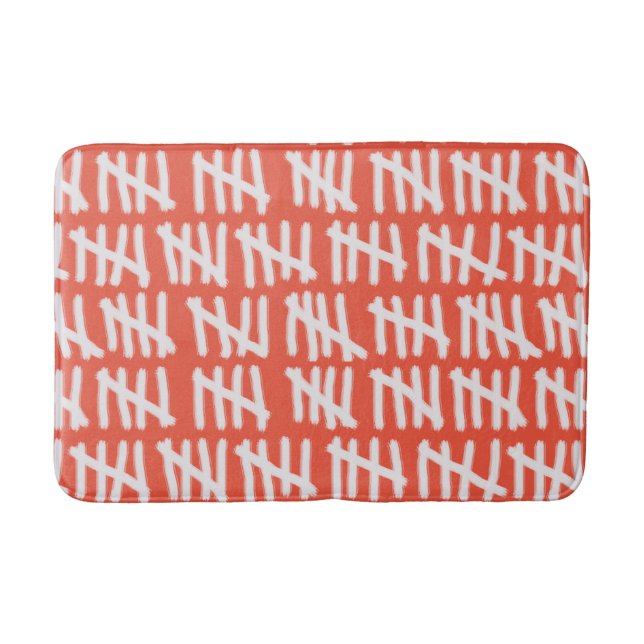 Day Count Design on Any Colour Bath Mat (Front)