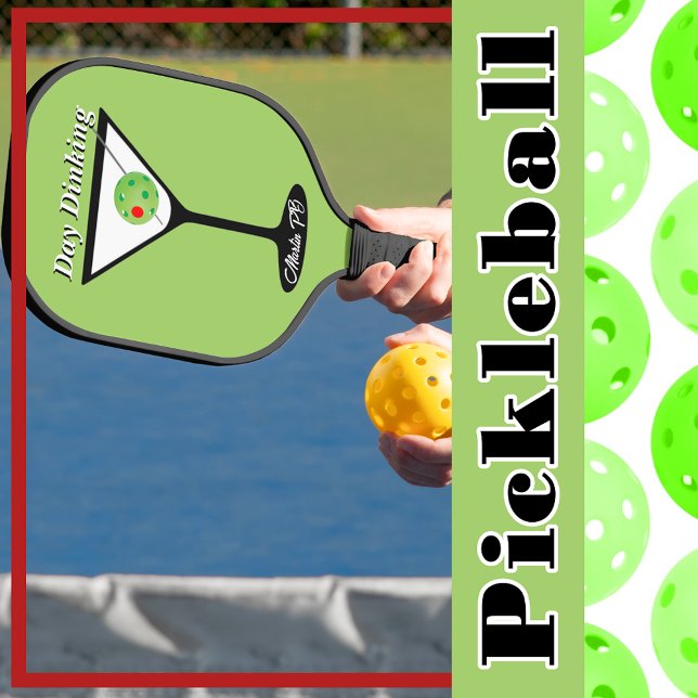 Day Dinking - Pickleball Martini Olive Pickleball Pickleball Paddle (Creator Uploaded)
