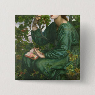 Day Dream, 1880 15 Cm Square Badge