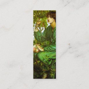 Day Dream Bookmark by Dante Gabriel Rossetti Mini Business Card