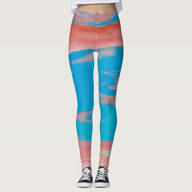 "Day Dream" Leggings by All Joy Art (Front)