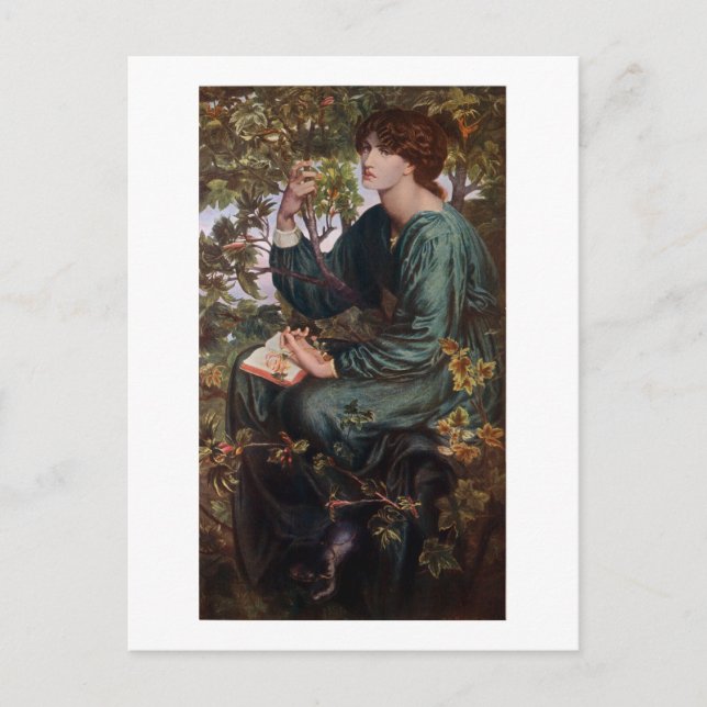 Day Dreams by Rossetti Postcard (Front)