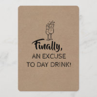 Day Drink Excuse Funny Bridesmaid