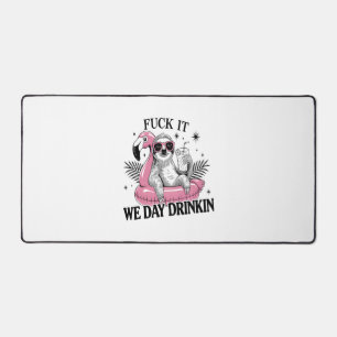 Day drinkin Sloth Desk Mat