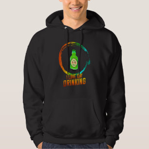 Day Drinking St Patrick's Day Funny Sayings Graphi Hoodie