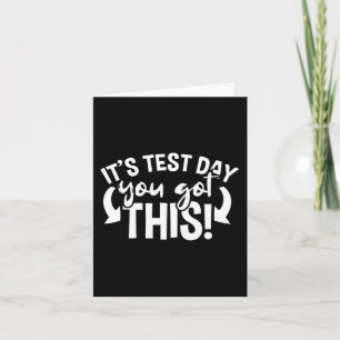 Day Examination Teacher Motivational  Card