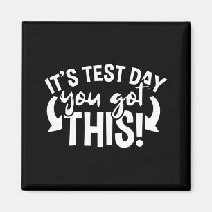 Day Examination Teacher Motivational Magnet