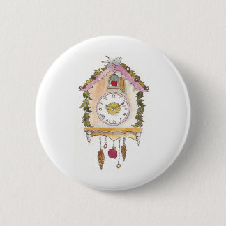 Day Fifty two - Cuckoo Clock 6 Cm Round Badge