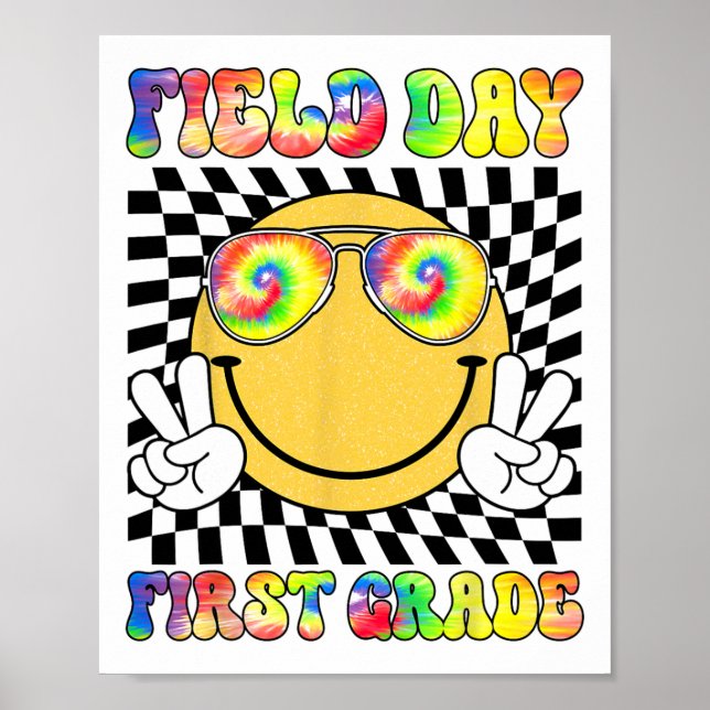 Day First Grade Student Teacher Last Day Of School Poster (Front)