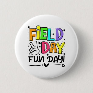 Day Fun Day Last Day Of School Teacher Student Kid 6 Cm Round Badge