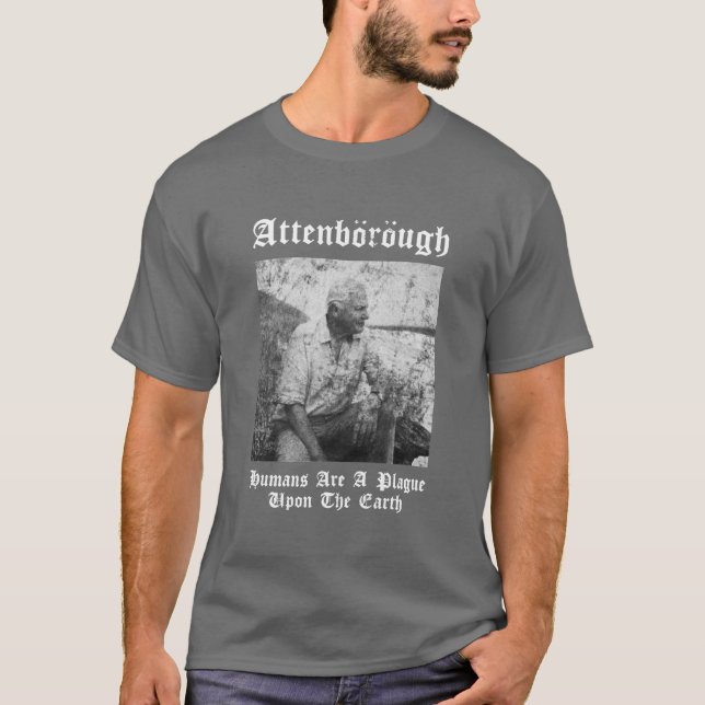 Day Gift David Attenborough Jumper Cool Graphic Gi T-Shirt (Front)